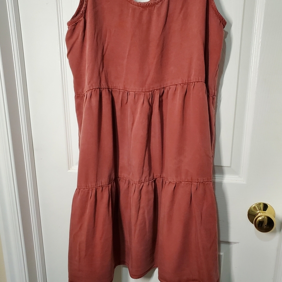 Velvet Heart Terracotta Sleeveless Dress Used Excellent Condition - Picture 3 of 6